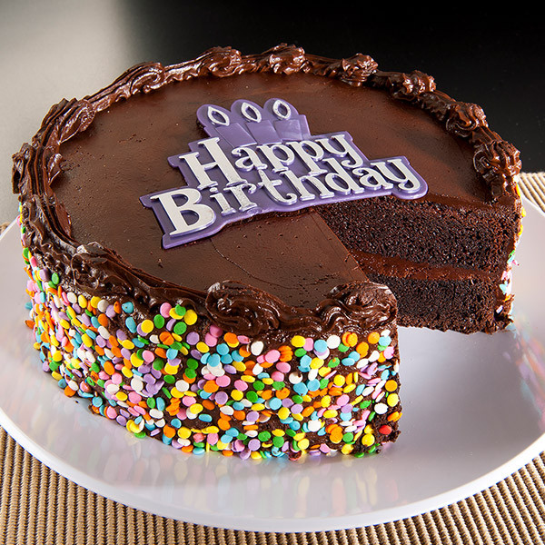 Cake Happy Birthday
 Chocolate Happy Birthday Cake by GourmetGiftBaskets