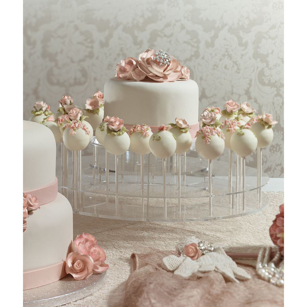Cake Pops Wedding
 Blush Wedding Cake Pops