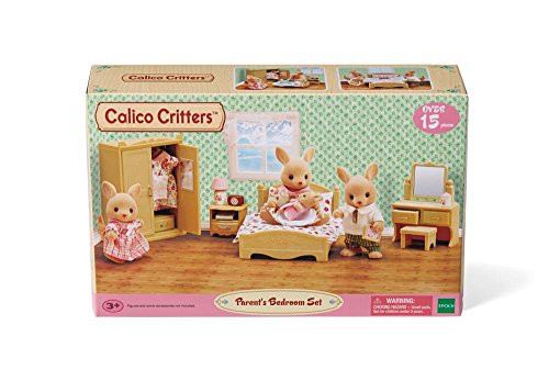 Calico Critters Girl'S Bedroom Set
 Calico Critters Parents Bedroom Set New
