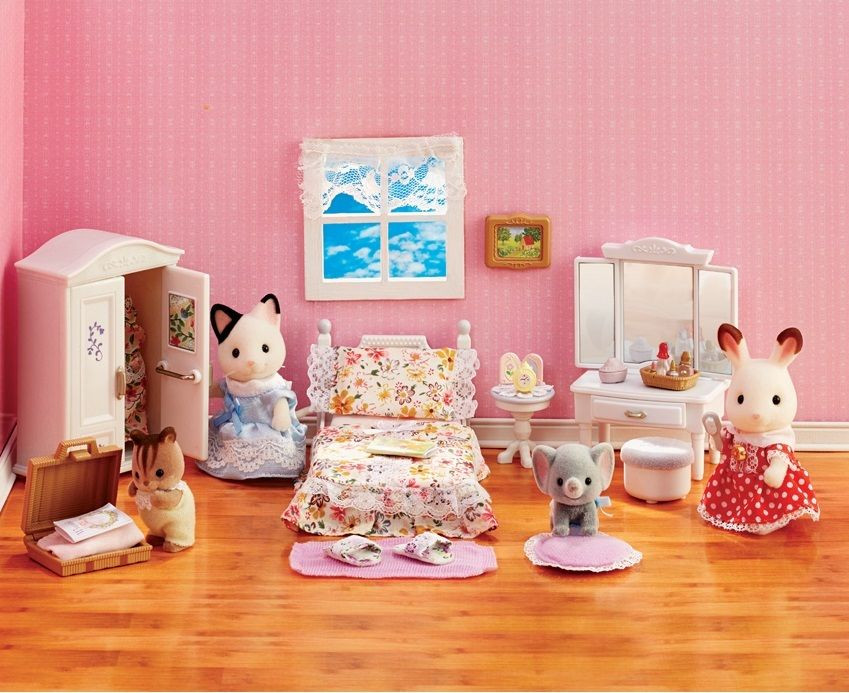 Calico Critters Girl'S Bedroom Set
 Calico Critters Girl s Lavender Bedroom Furniture Set