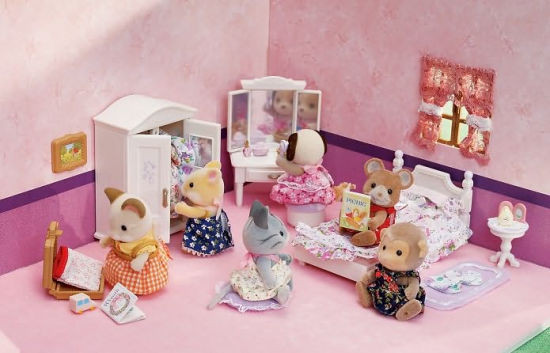 Calico Critters Girl'S Bedroom Set
 Calico Critters Girl s Lavender Bedroom