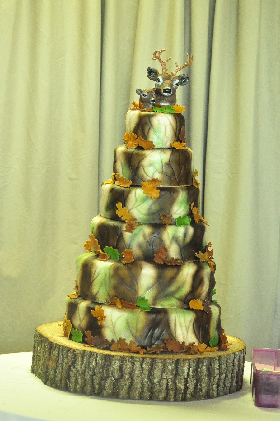 Camo Wedding Cake
 Camo Wedding Cake CakeCentral