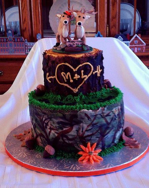 Camo Wedding Cake
 20 Unique Camouflage Wedding Ideas Hative