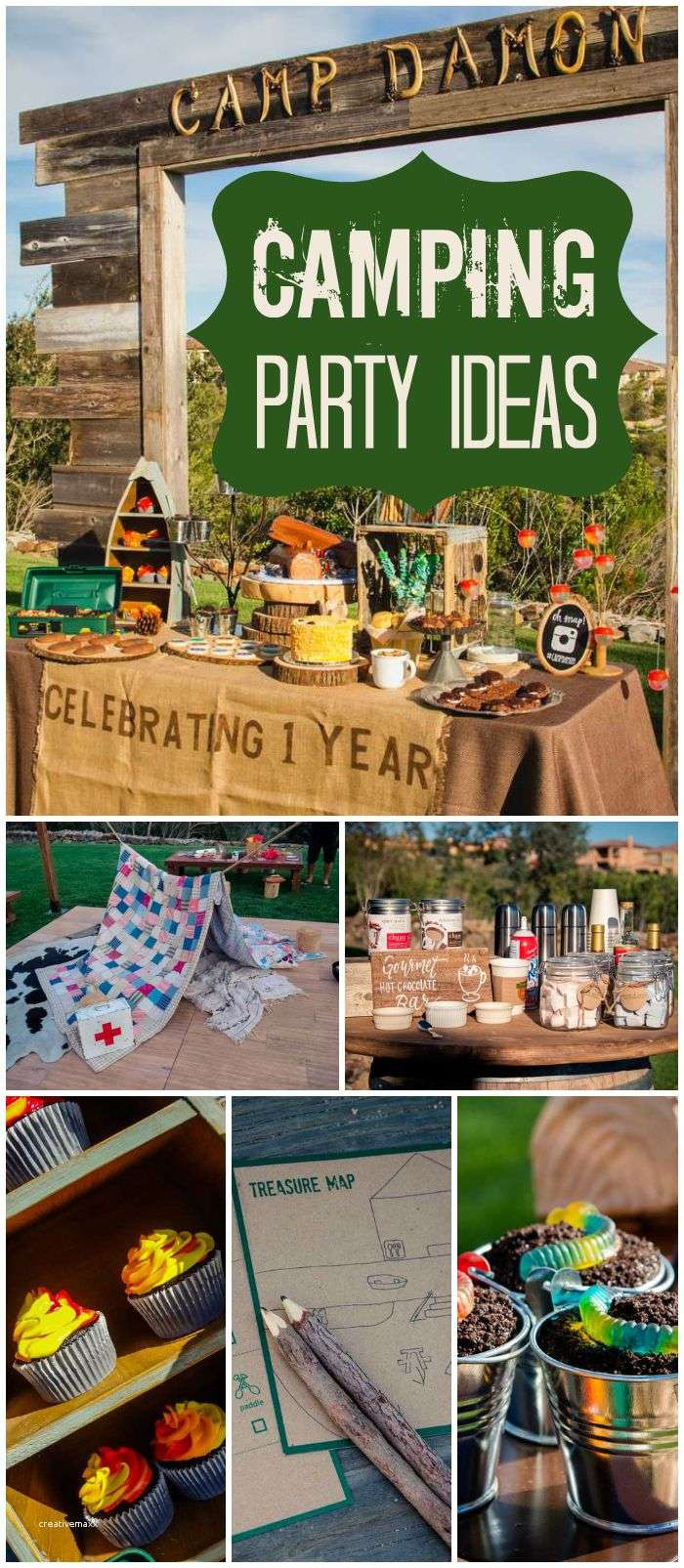 Camping Themed Birthday Party Ideas
 1st birthday party backyard new 57 best camping theme
