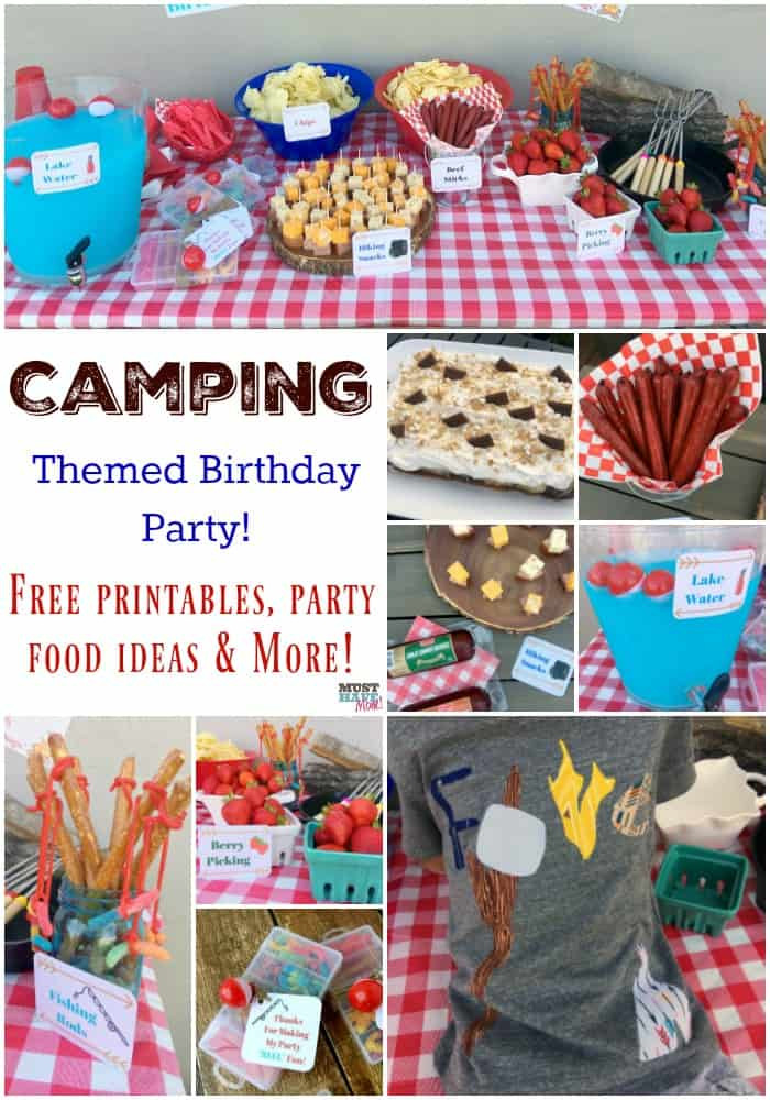Camping Themed Birthday Party Ideas
 Camping Themed Birthday Party Ideas Camping Party Food