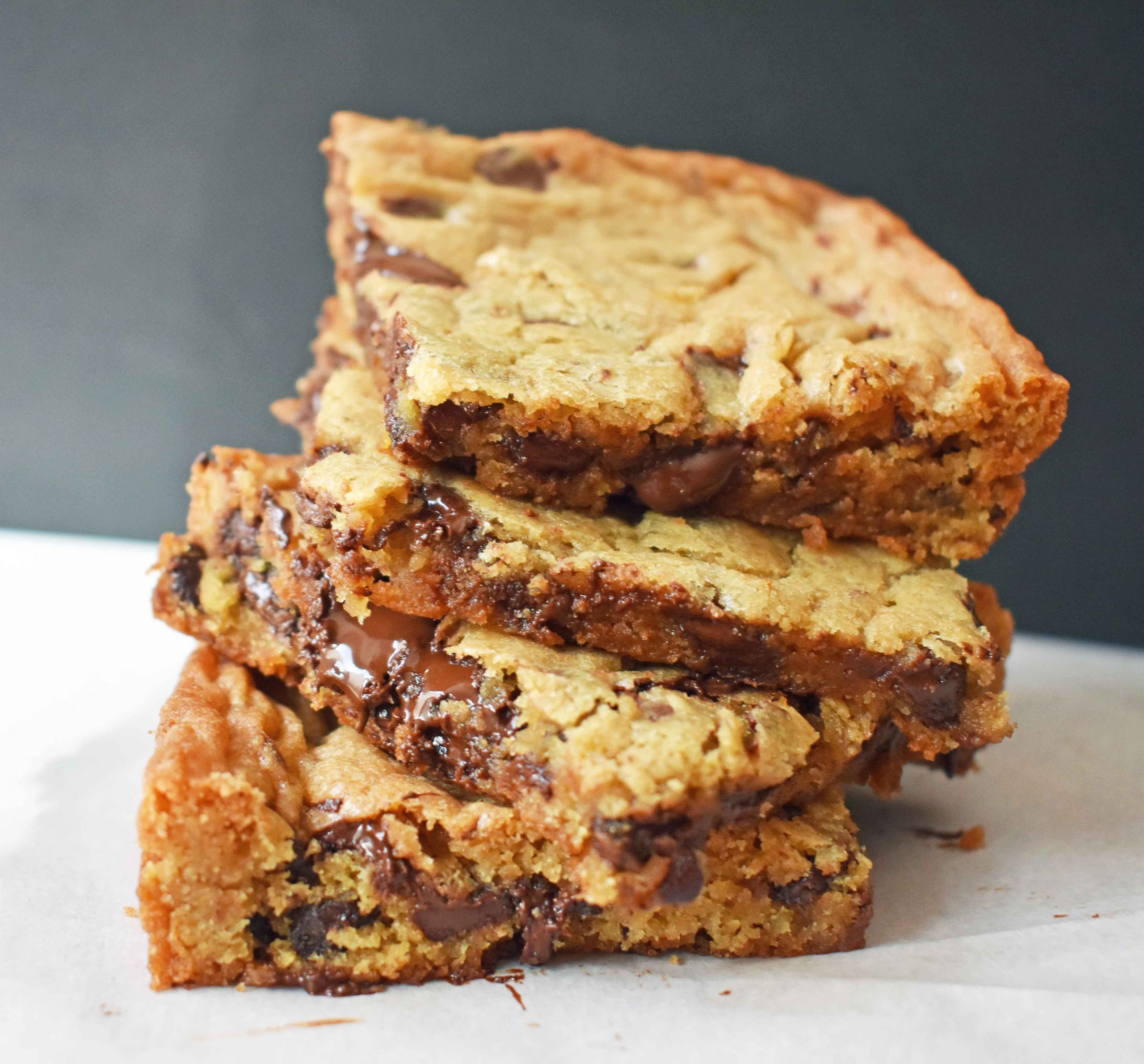 Candy Bar Cookies
 Chocolate Chip Cookie Bars
