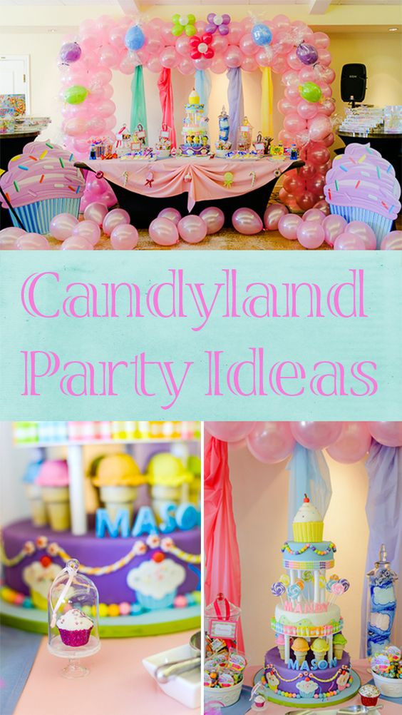 Candyland Birthday Party Decorations
 Candyland Birthday Party Ideas