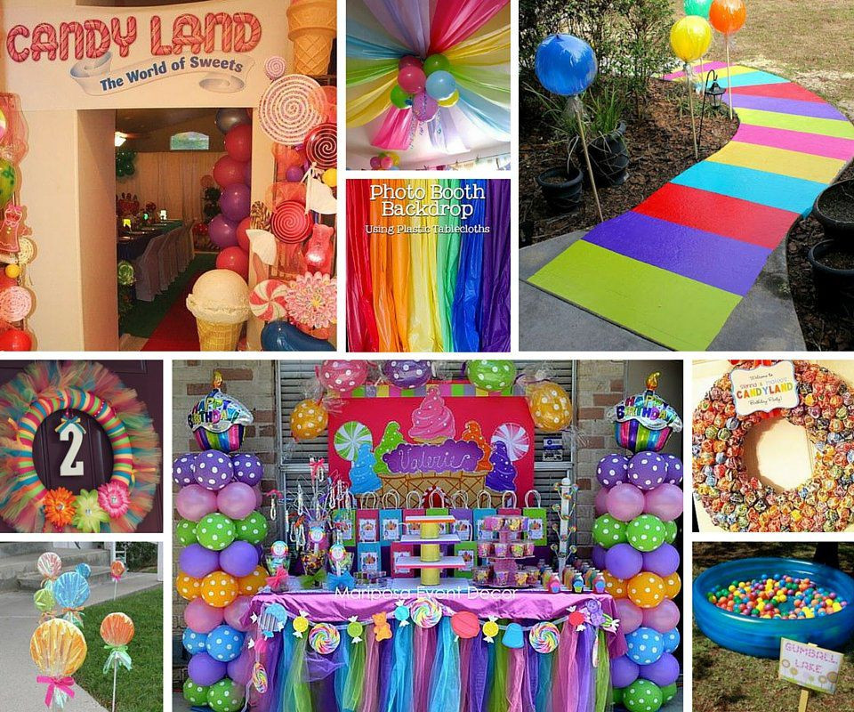 Candyland Birthday Party Decorations
 Candyland Party Ideas