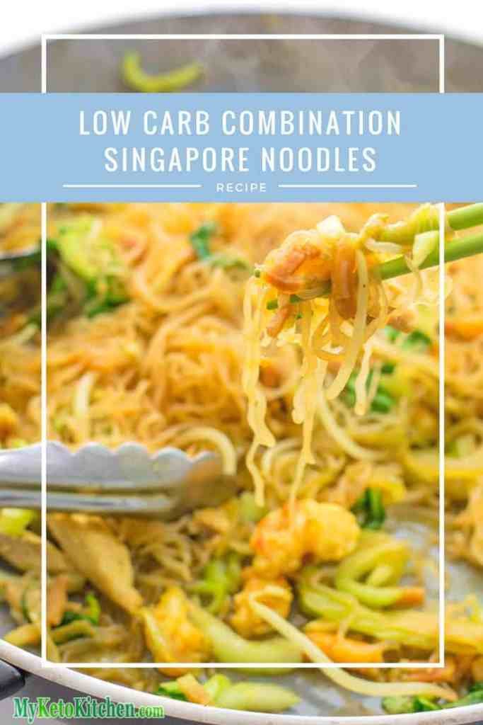 Carb Free Noodles
 Low Carb bination Singapore Noodles