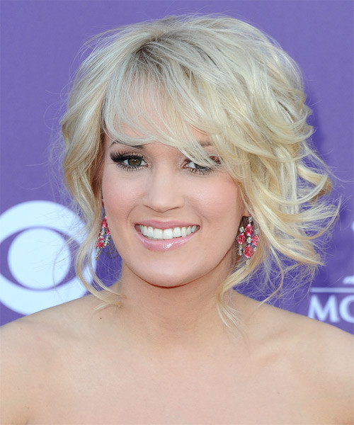Carrie Underwood Updo Hairstyle
 Carrie Underwood Long Curly Formal Updo Hairstyle with