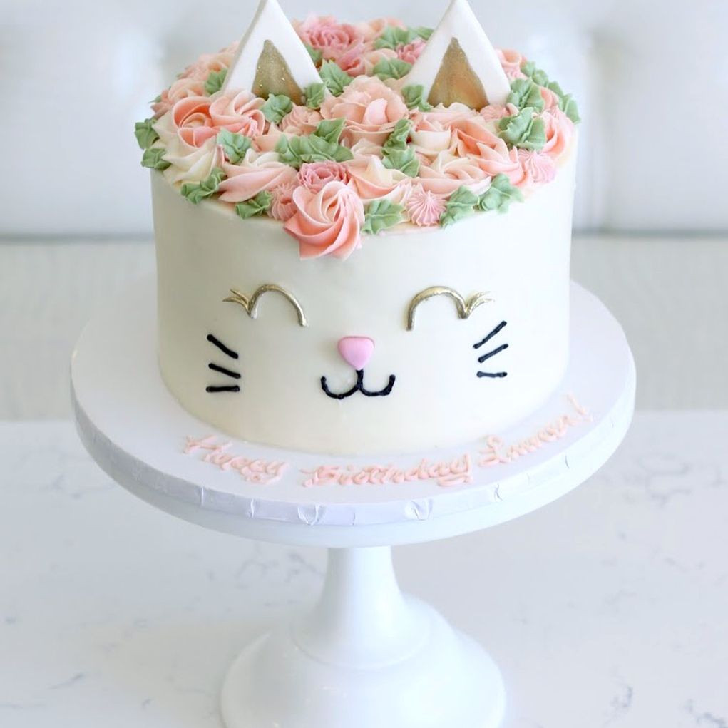 Cat Birthday Cakes
 Pin by Danielle Clardy on Alice’s first birthday in 2019