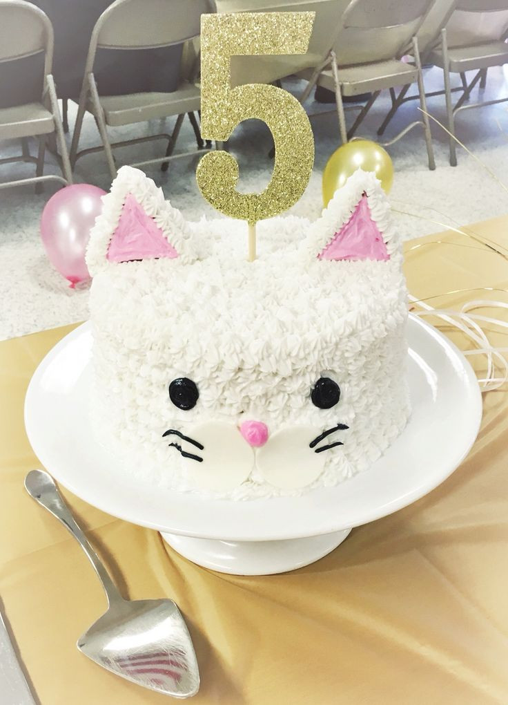 Cat Birthday Cakes
 Adaliah s 5th birthday PAWty in 2019