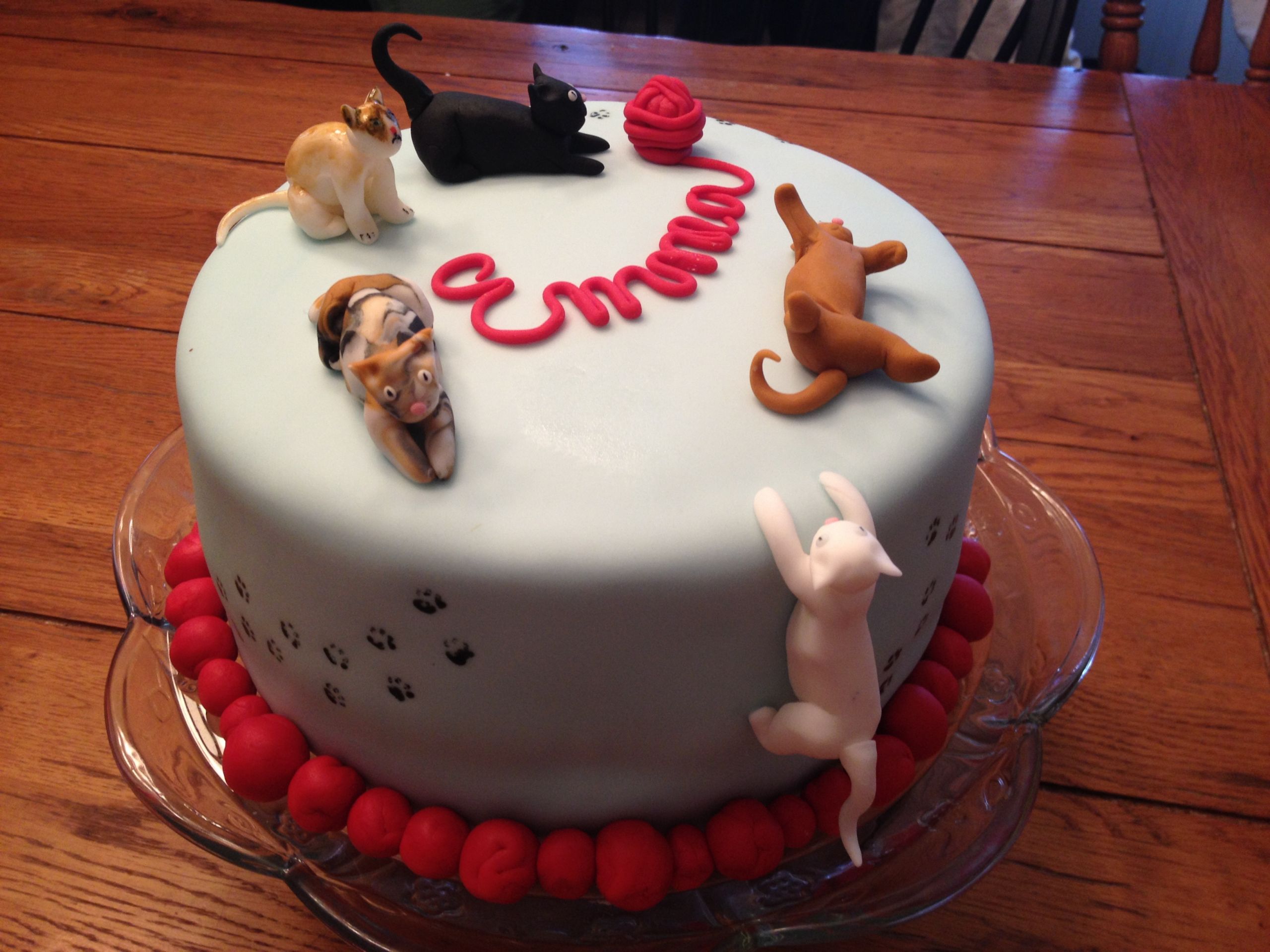 Cat Birthday Cakes
 Cat Themed Birthday Cake Grumpy Cat Is There Too