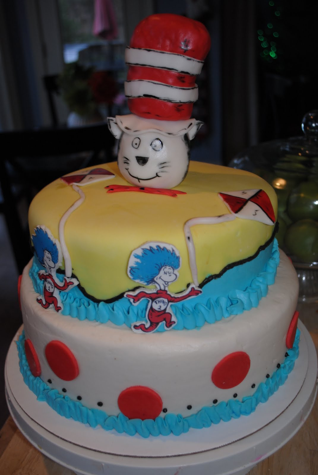 Cat In The Hat Birthday Cake
 Sweet G Cat In The Hat Cake and Cookies