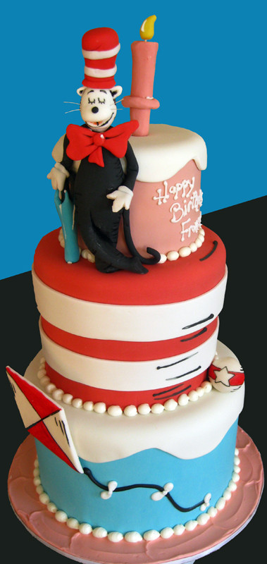Cat In The Hat Birthday Cake
 Baby Showers and First Birthdays