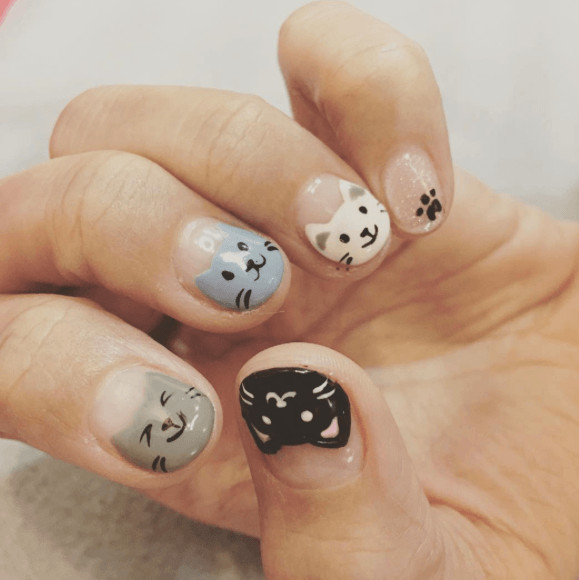 Cat Nail Designs
 17 Cat Nail Art Designs that Will Make You the Coolest Cat