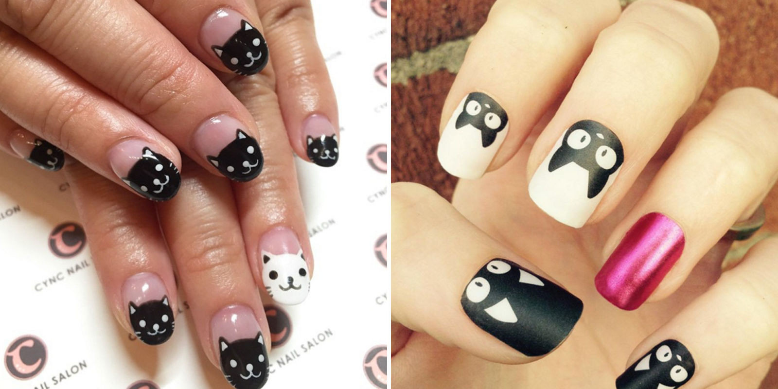 Cat Nail Designs
 11 Impossibly Cute Kitten Inspired Nail Art Looks to Try