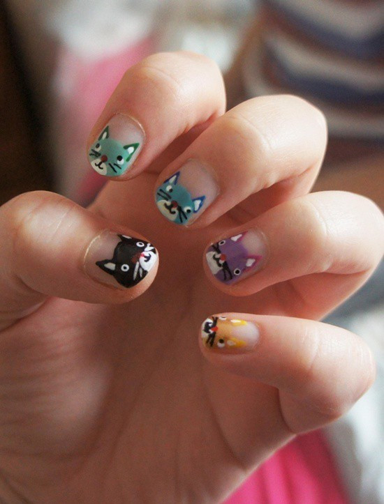 Cat Nail Designs
 20 Hello Kitty & Claw Nail Designs Try The Trend