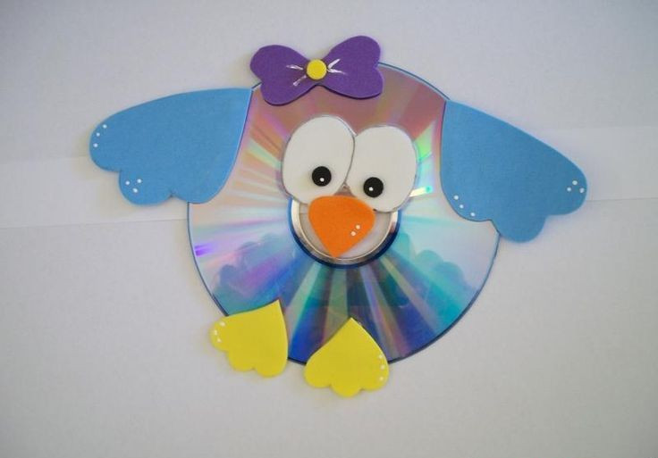 Cd Craft Ideas For Kids
 CD animal craft for kids Crafts