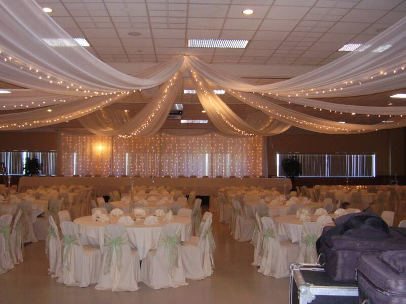 Ceiling Decorations For Wedding
 The Thoroughbred Center Easy & Inexpensive Decorations