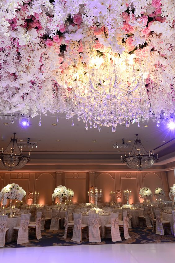Ceiling Decorations For Wedding
 10 Floral Reception Ceilings That Will Make You Re think