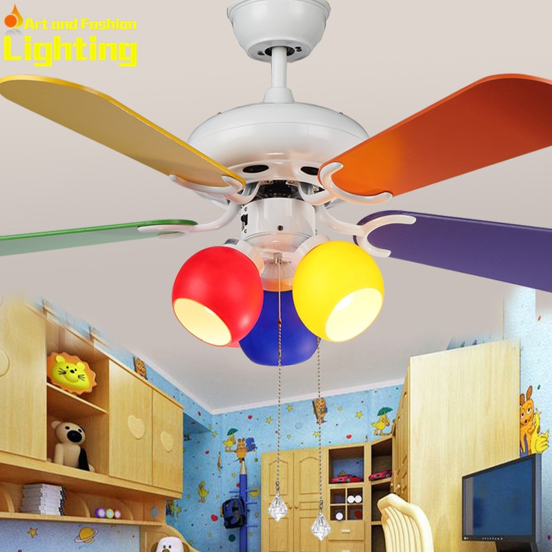 Ceiling Fan For Kids Room
 Aliexpress Buy Colorful Children Kids room Ceiling