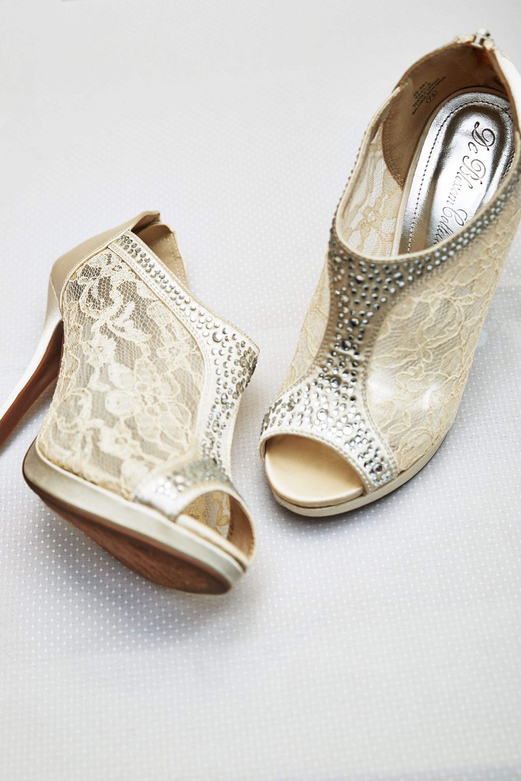 Champagne Colored Wedding Shoes
 Champagne Colored Shoes with Lace