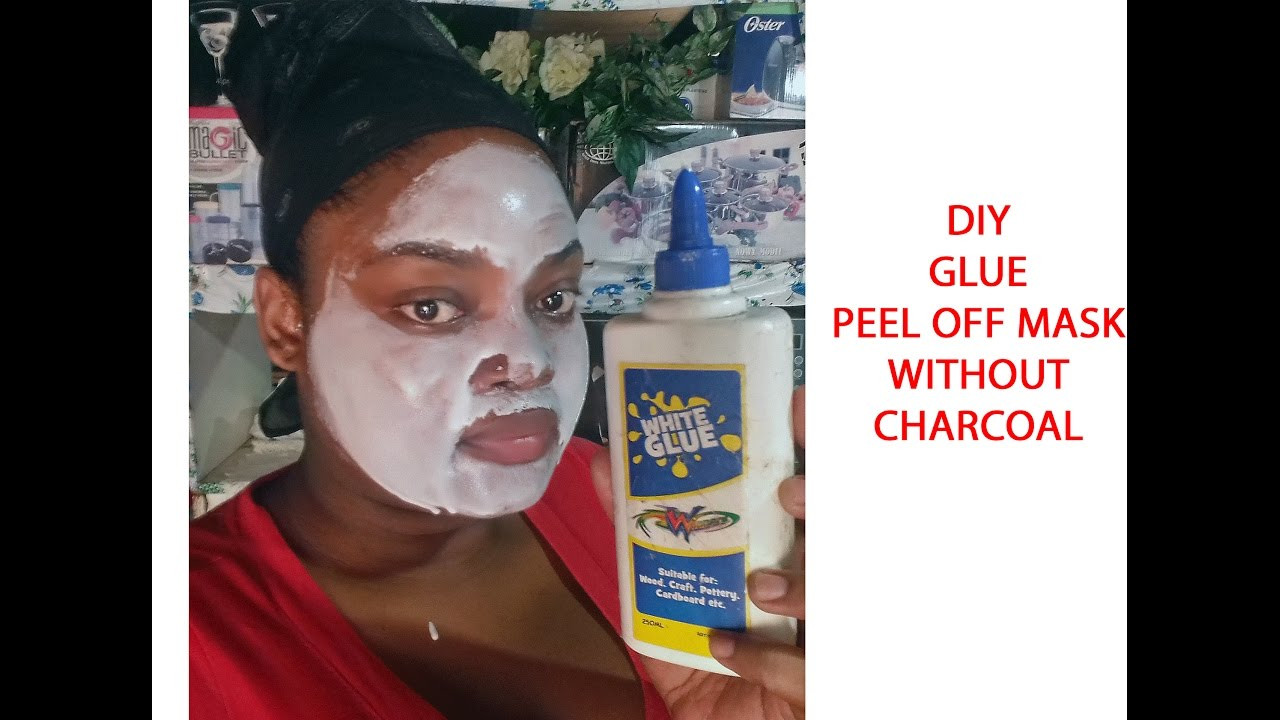 Charcoal Peel Off Mask DIY
 DIY GLUE PEEL OFF MASK without charcoal