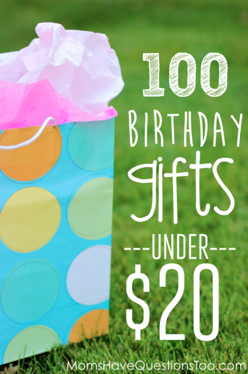 Cheap Birthday Gifts For Mom
 Inexpensive Birthday Gift Ideas for Kids