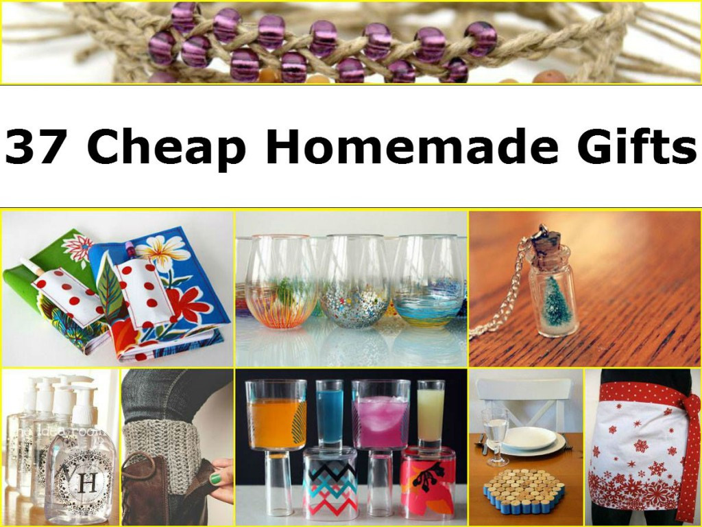 Cheap Gift Ideas For Couples
 37 Cheap Homemade Gifts