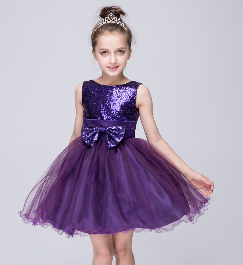 Cheap Party Dresses For Kids
 Baby Flower Girl Dresses Cheap Children Clothes Shining