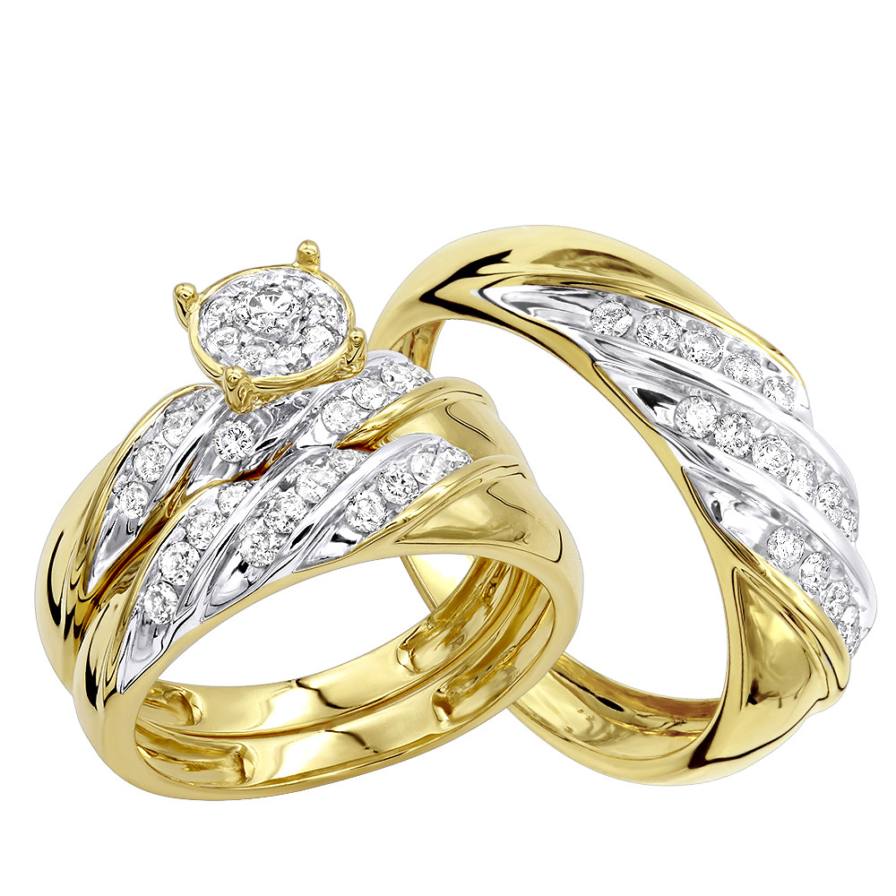 The 25 Best Ideas for Cheap Trio Wedding Ring Sets Home