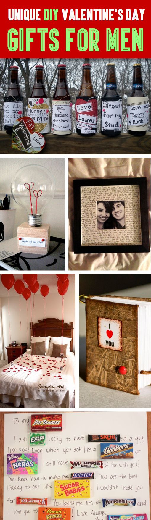 Cheap Valentines Gift Ideas For Guys
 35 Unique DIY Valentine’s Day Gifts For Men