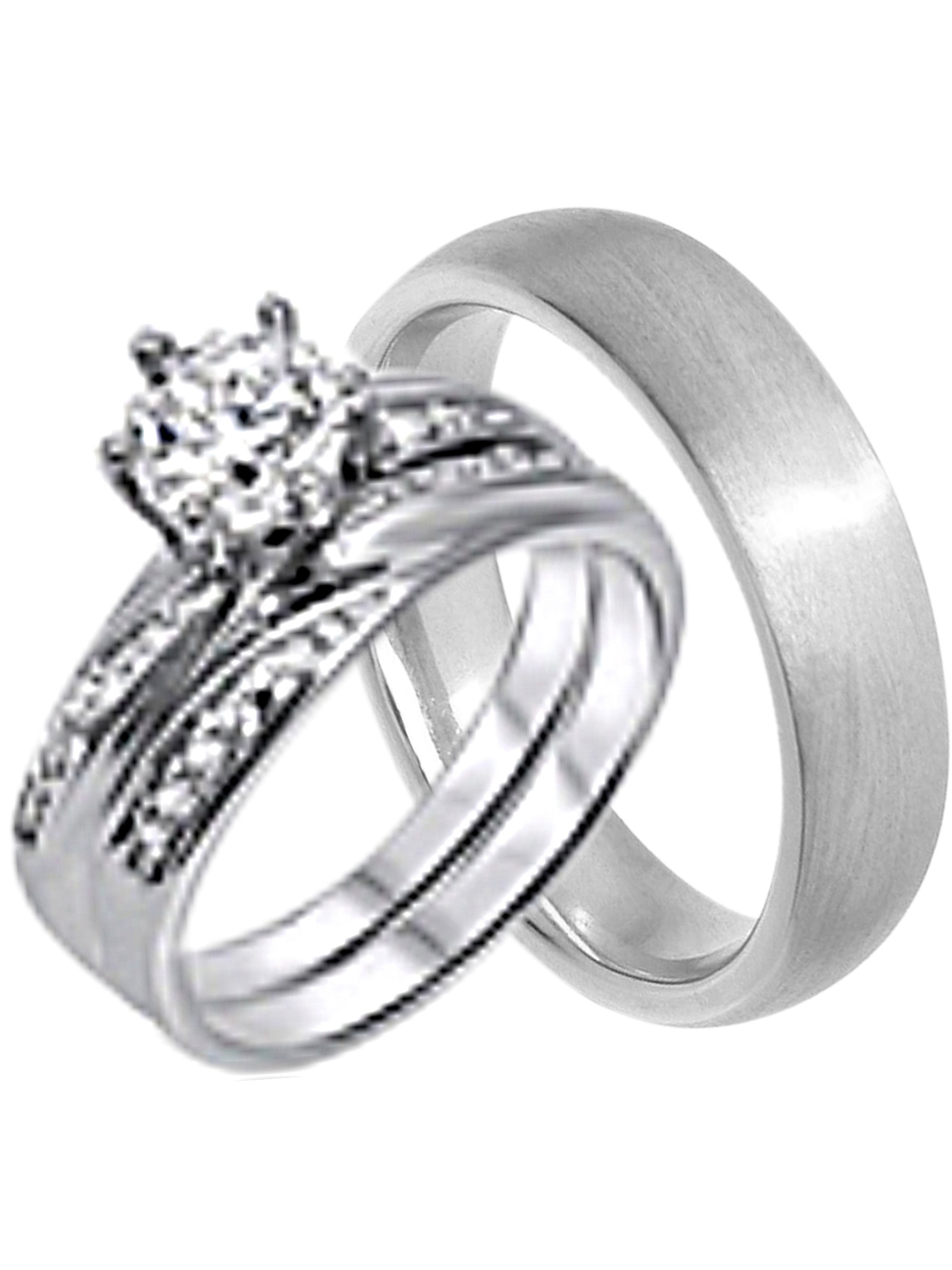 Cheap Wedding Ring Sets His And Hers
 His and Hers Wedding Ring Set Cheap Wedding Bands for Him