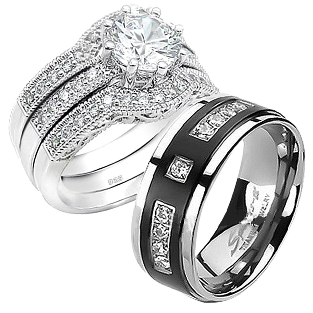 Cheap Wedding Ring Sets His And Hers
 Collection cheap his and her wedding bands Matvuk