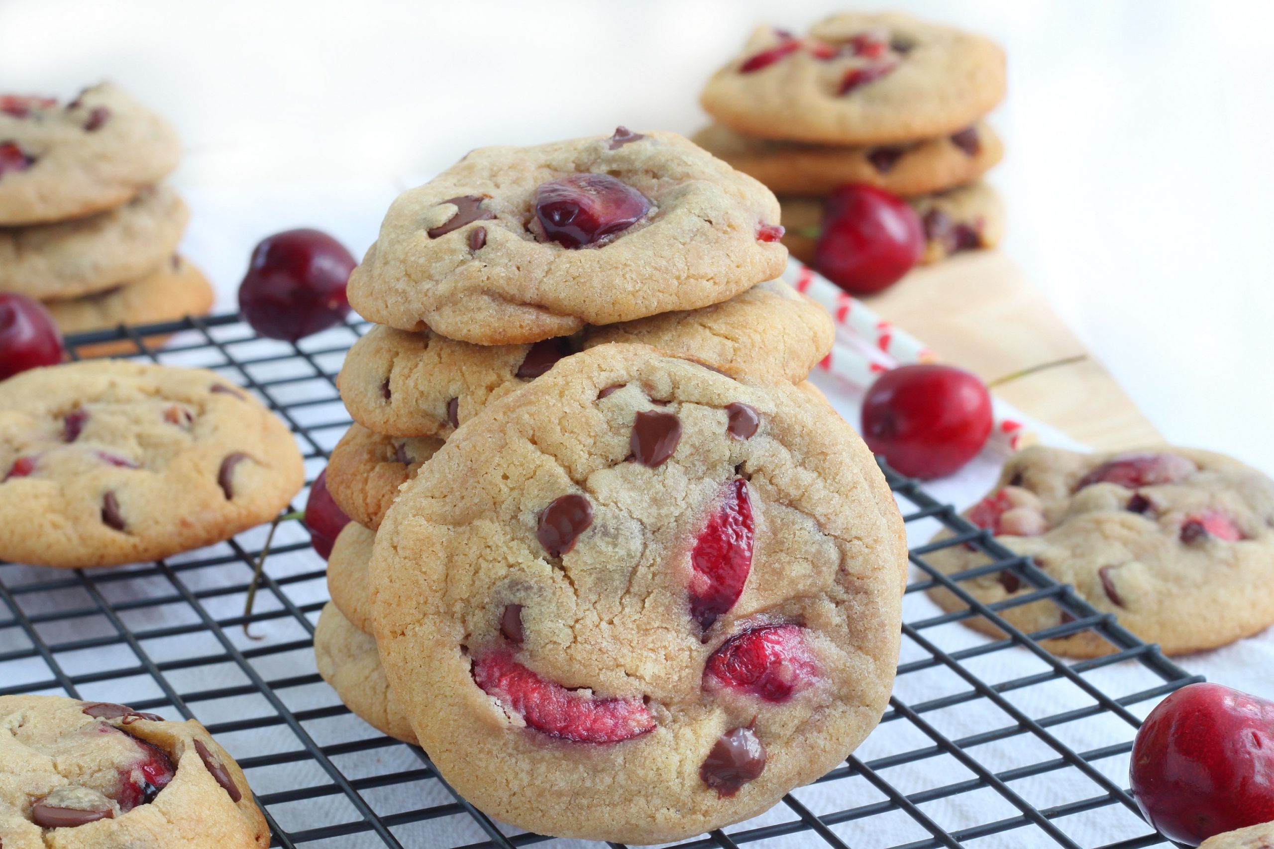 Cherry Cookies Recipes
 Soft chewy cherry chocolate chip cookies recipe