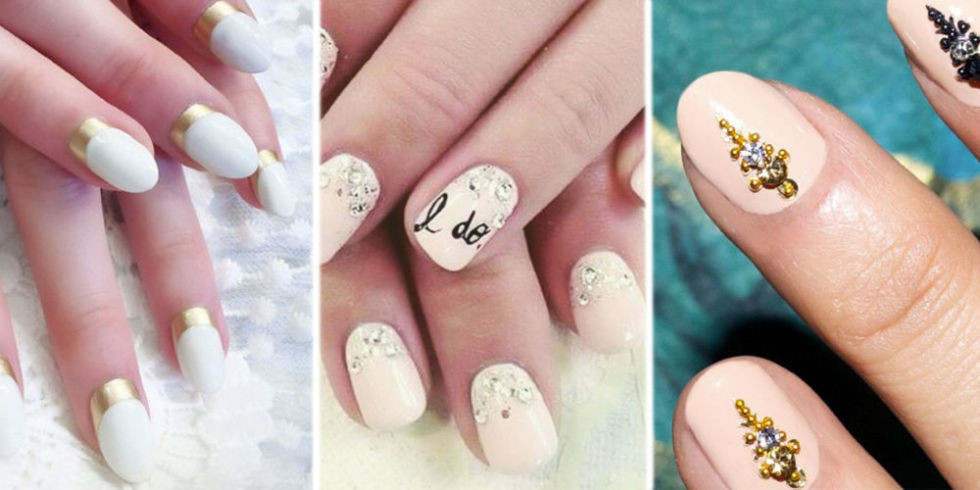 Chic Nail Designs
 Chic bridal nail art ideas