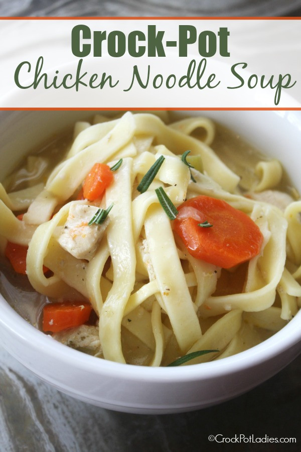 Chicken Noodle Soup In Crock Pot
 Crock Pot Chicken Noodle Soup Crock Pot La s