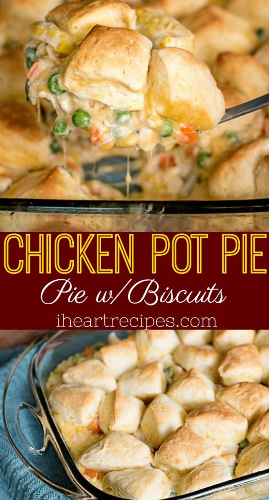 Chicken Pot Pie Over Biscuits
 Chicken Pot Pie with Biscuits