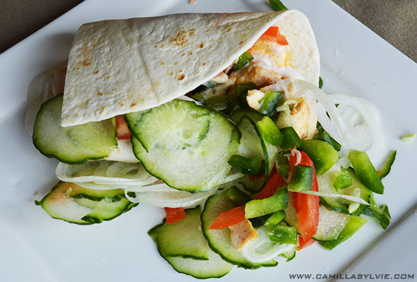 Chicken Salad Wrap Calories
 Low calorie chicken wrap CAMILLA SYLVIE