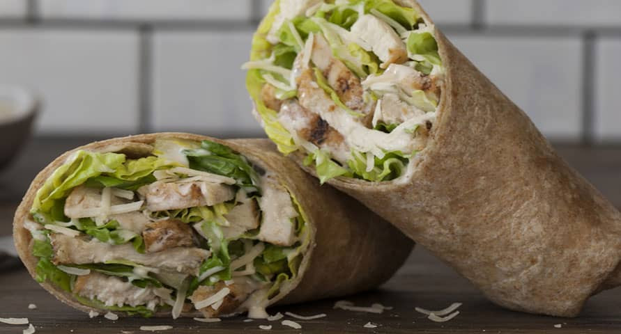 Chicken Salad Wrap Calories
 how many calories in a grilled chicken caesar salad wrap