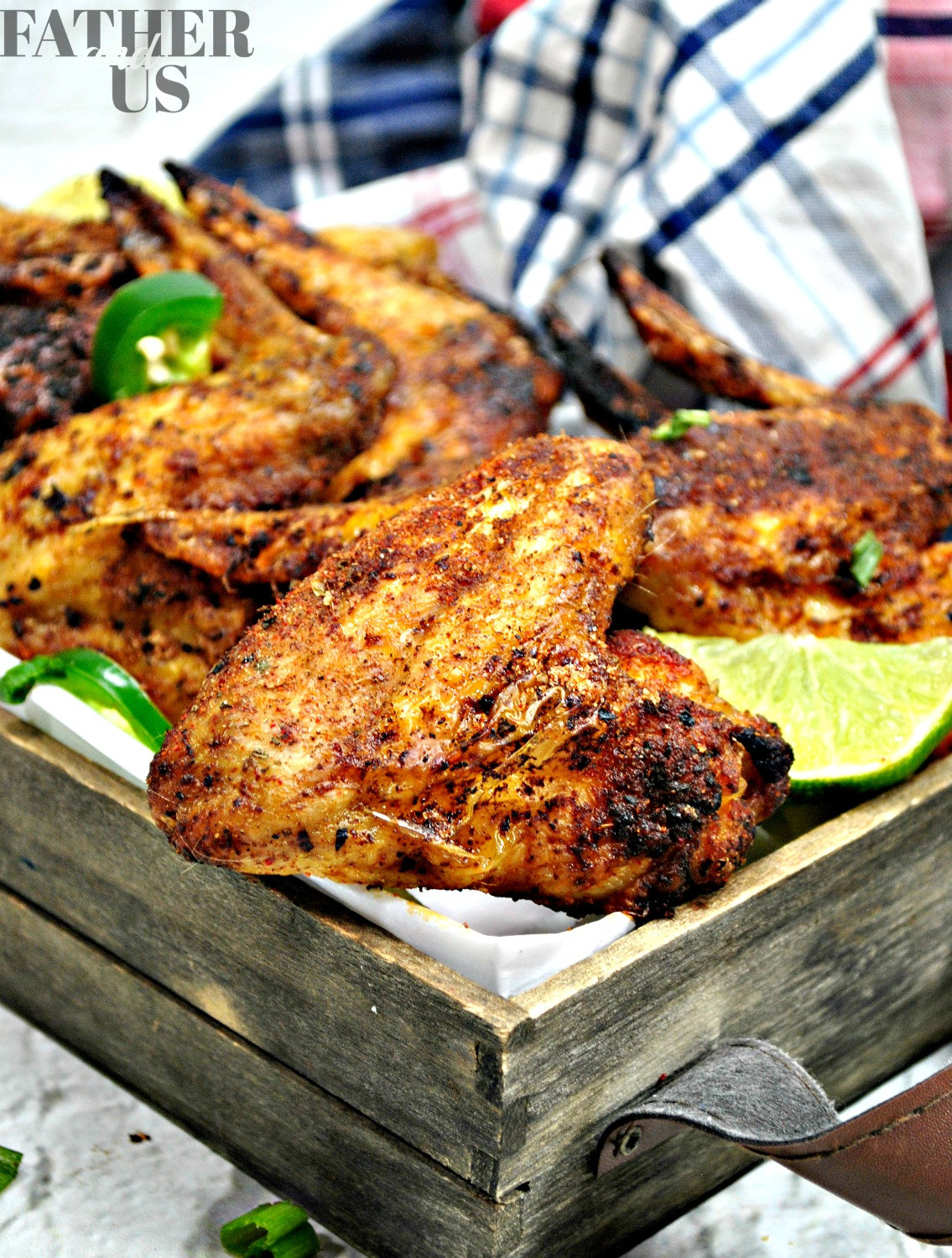 Chicken Wings In Air Fryer
 Air Fryer Chicken Wings Dry Rub Recipe Father and Us