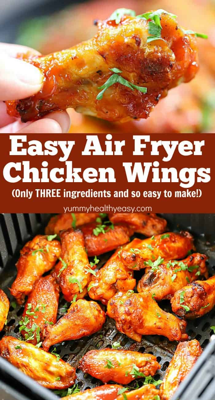 Chicken Wings In Air Fryer
 Air Fryer Chicken Wings Recipe Yummy Healthy Easy