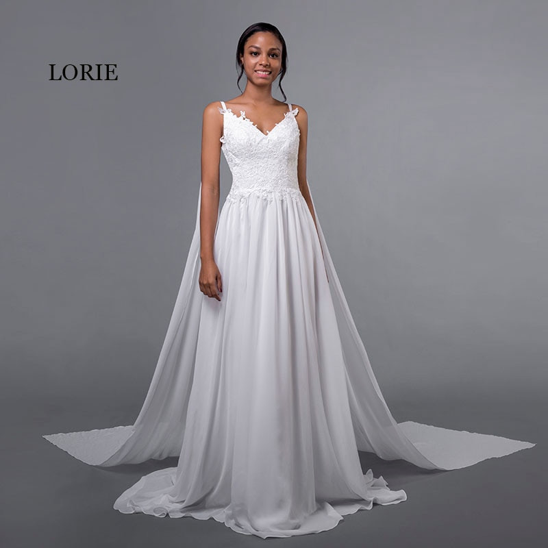 Chiffon Wedding Gown
 Aliexpress Buy LORIE Chiffon Wedding Dresses