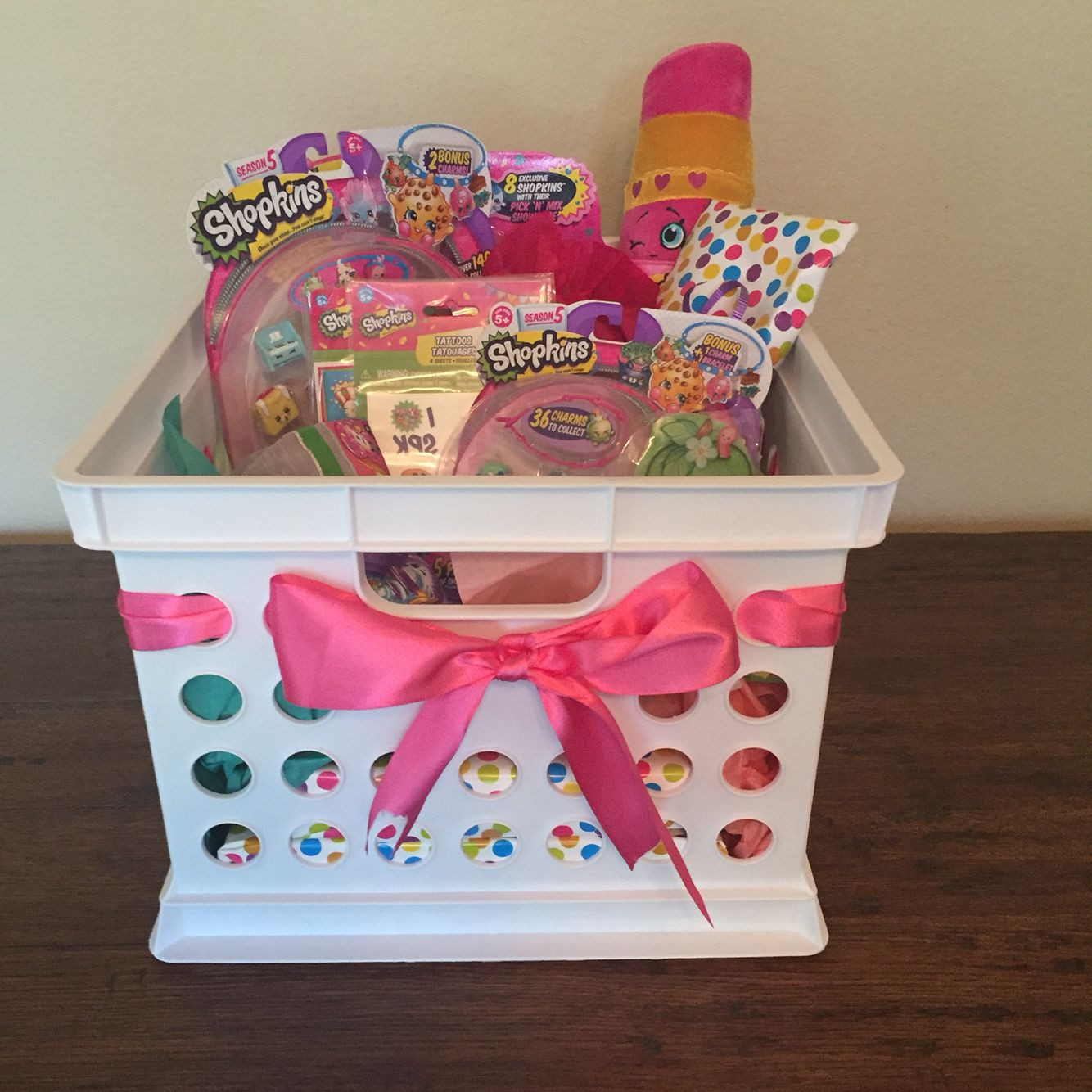 Child Birthday Gift Basket
 Shopkins Gift Basket