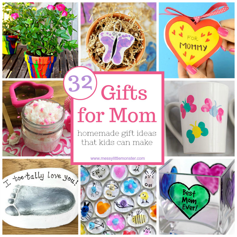 Child Birthday Gift Ideas
 Gifts for Mom from Kids – homemade t ideas that kids