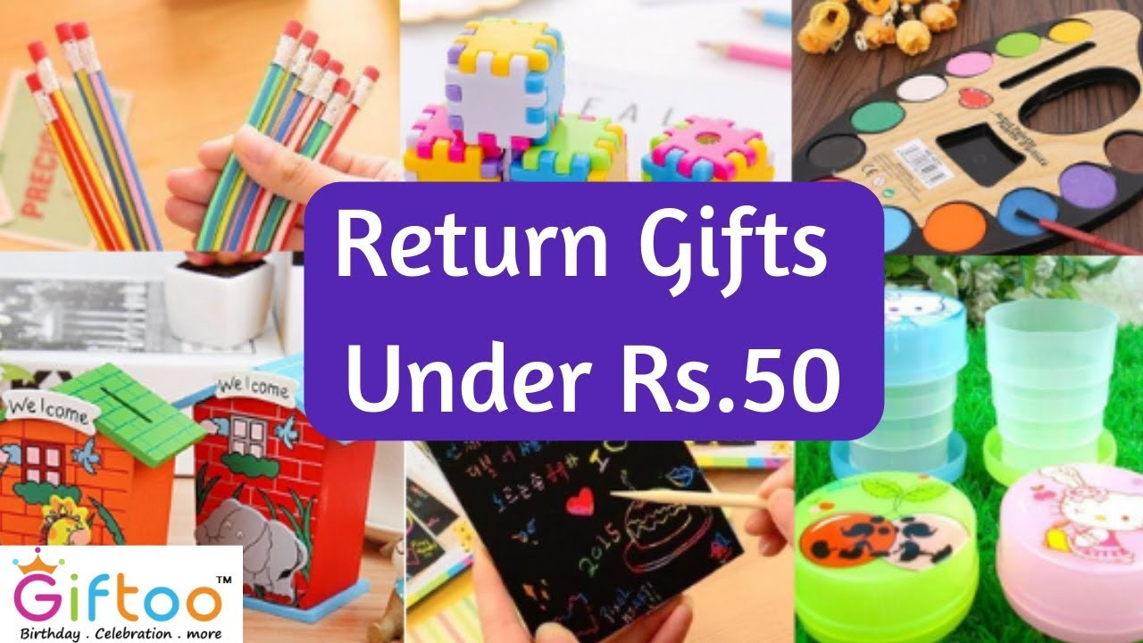 Child Birthday Gift Ideas
 Return Gifts Ideas🔥🔥🔥 Under Rs 50 🤩 for Kids birthday