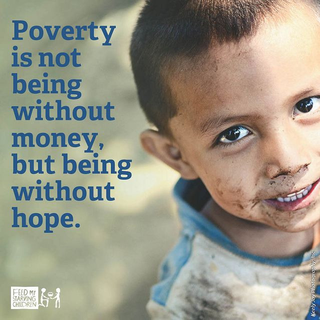 Child Poverty Quote
 Quotes "Being Without Hope"