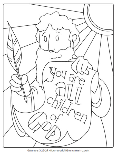 Children Bible Stories Coloring Pages
 Bible Story Coloring Pages Summer 2019 – Illustrated