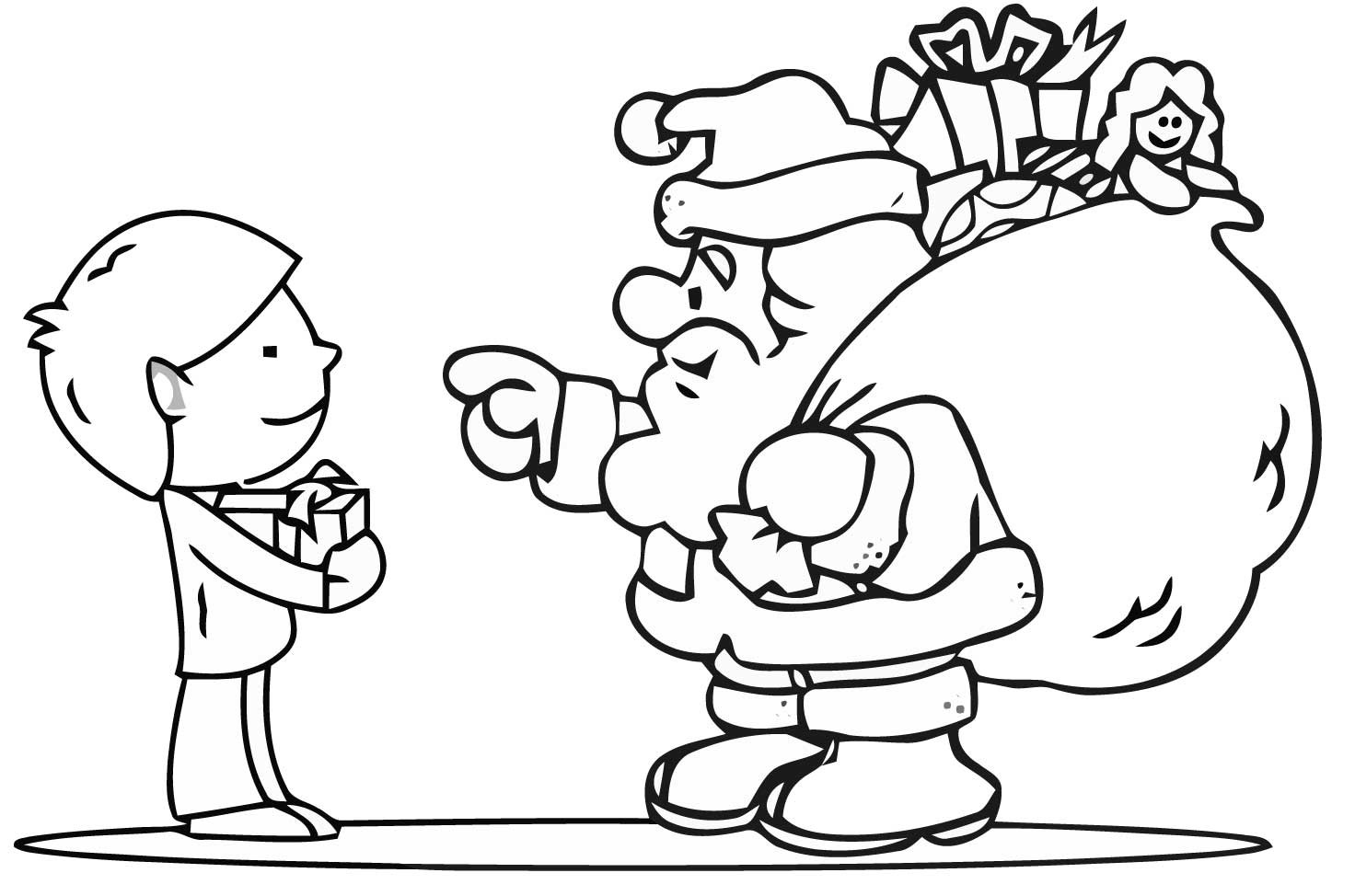 Children Christmas Coloring Pages
 Free Christmas Colouring Pages For Children